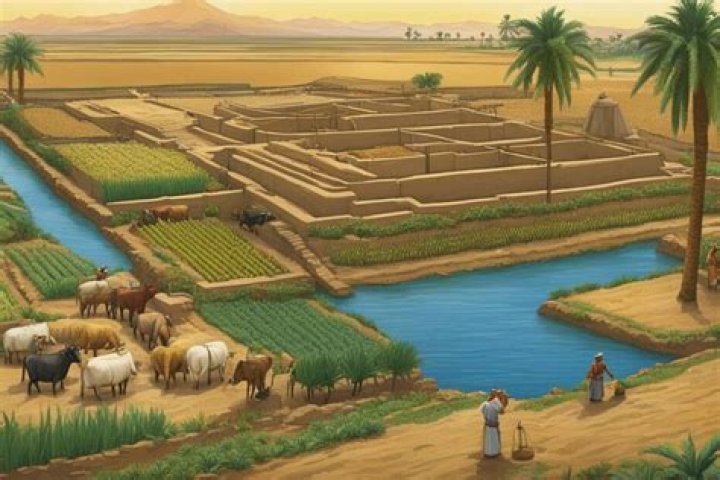 What agricultural techniques did the ancient Egypt use