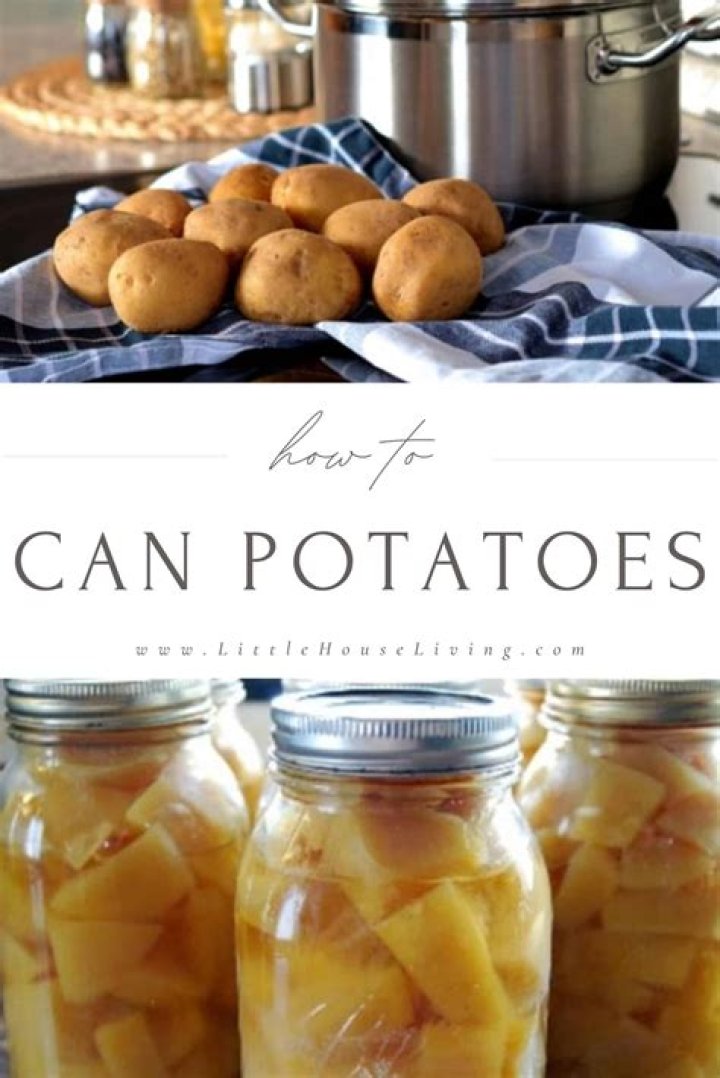 What are canned potatoes good for