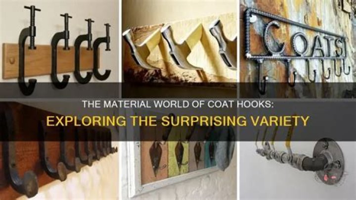 What are coat hooks made of?