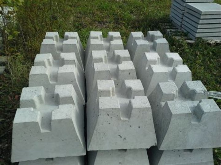 What are concrete deck blocks used for
