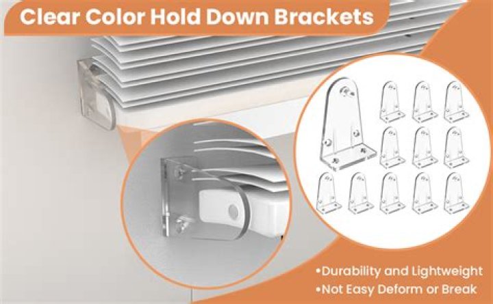 What are hold down brackets for shades?