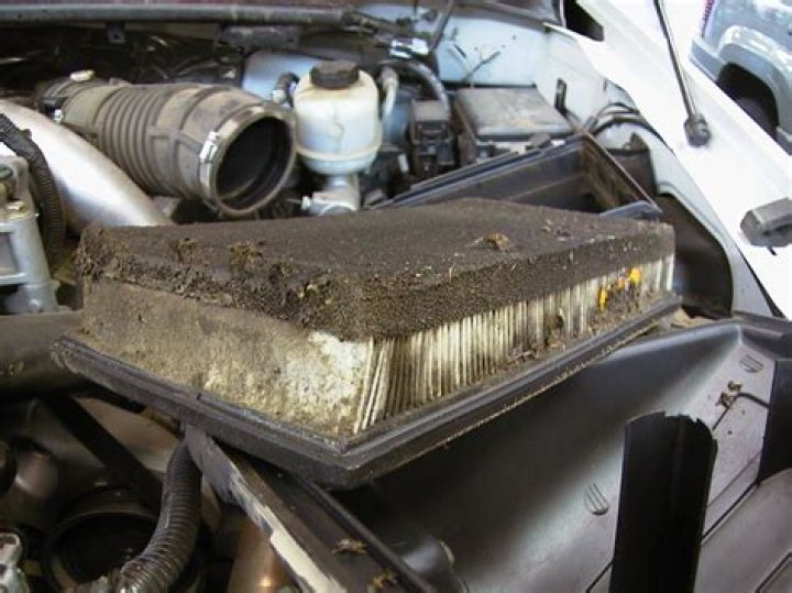 What are signs of a stopped up fuel filter?
