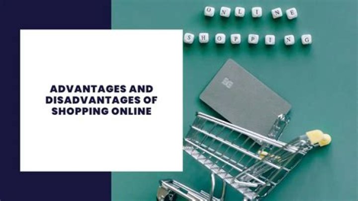 What are the advantages and disadvantages of shopping?