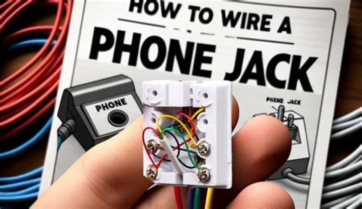 What are the steps to wiring a phone jack?
