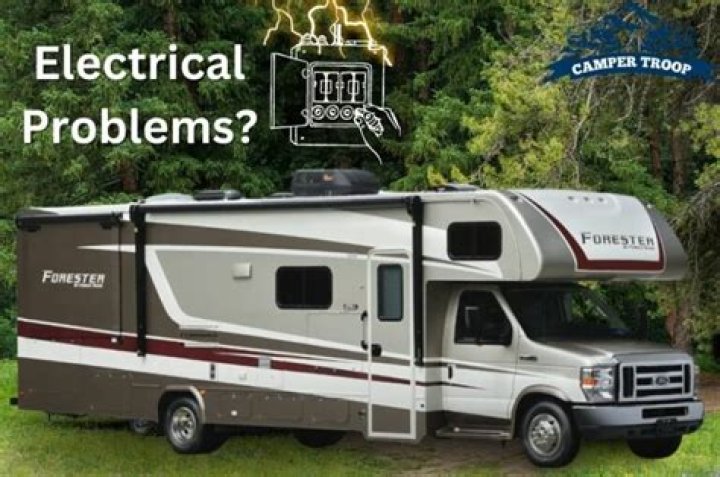 What can cause electrical problems in an RV?