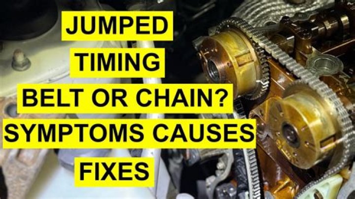 What causes a motor to jump timing?