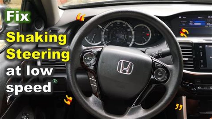 What causes a steering wheel to wobble at low speeds?