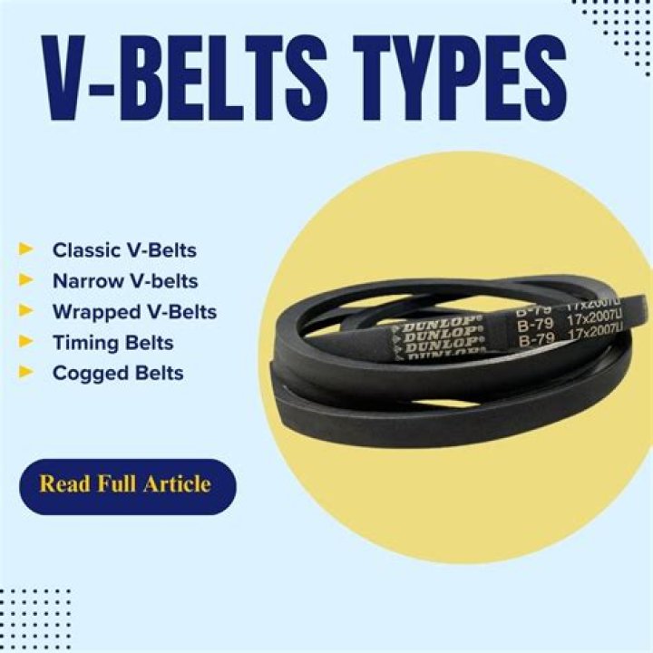 What causes a V-belt to stop working?