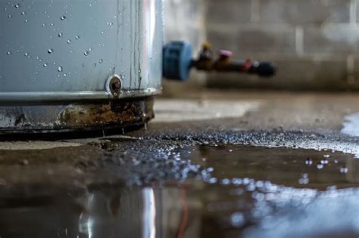 What causes a water tank to crack?