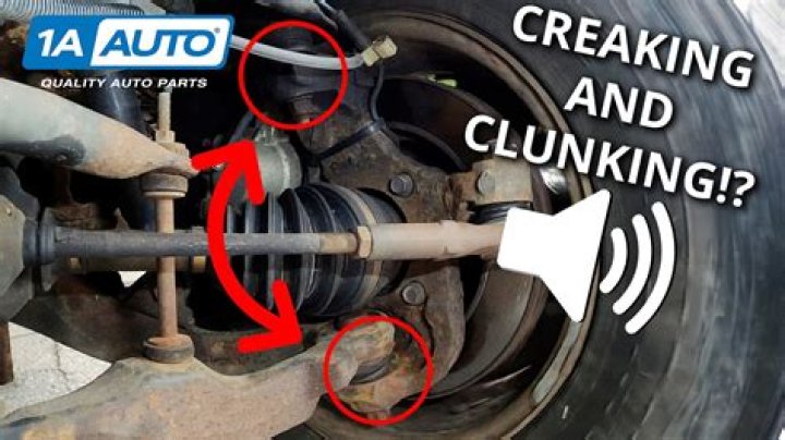 What causes clunking sound in front end?