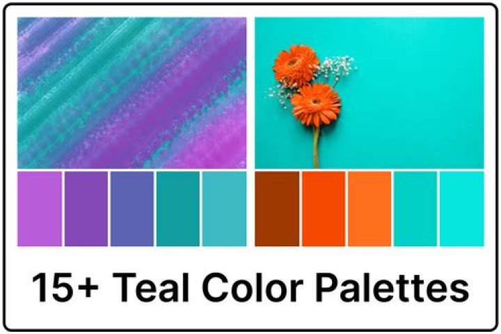What color compliments teal?