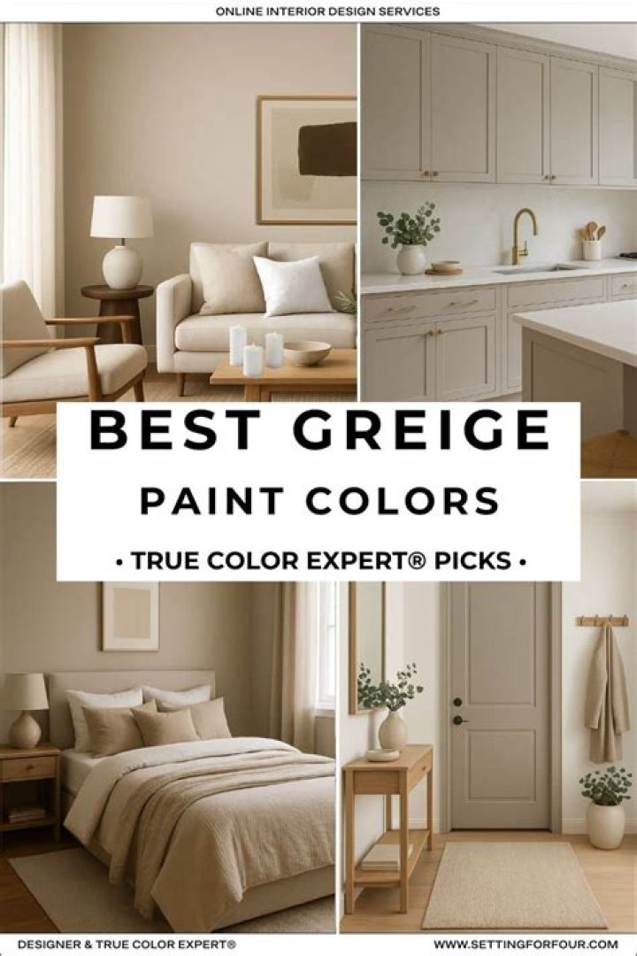 What color goes best with greige