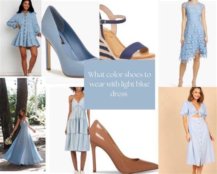 What color shoes go best with a gray dress?