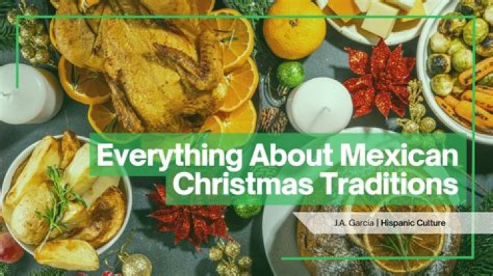What colors do Mexicans use for Christmas?