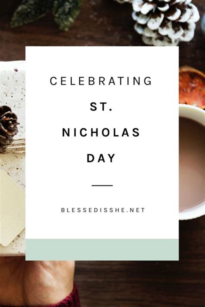 What day do you put your shoes out for St Nick?