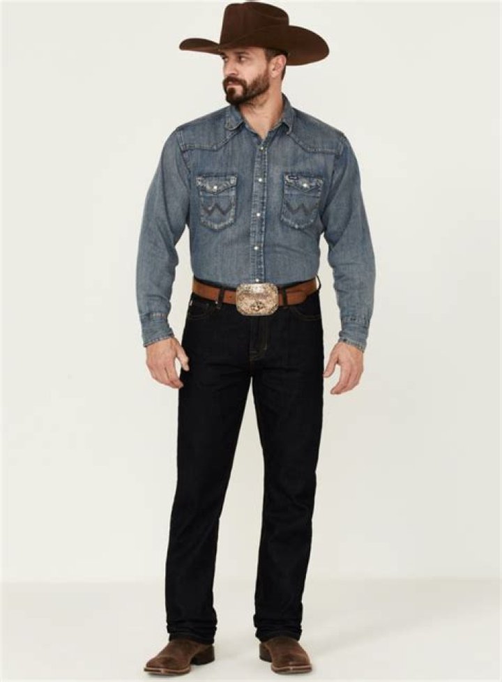 What did the cowboy wear on the frontier?