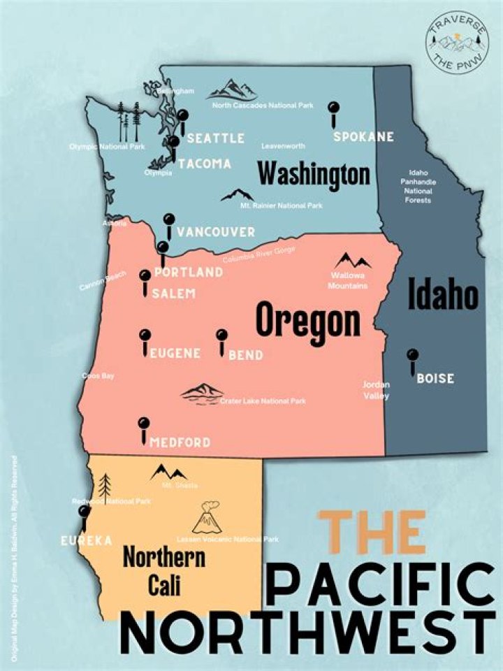 What did the Pacific Northwest region use for clothing?