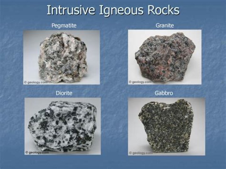 What do intrusive rocks look like