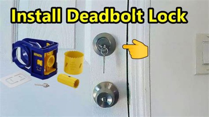What do you call a dead bolt lock on an RV?
