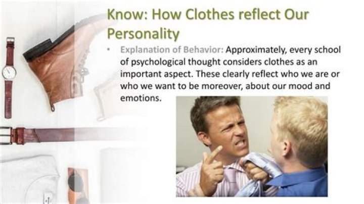 What do you mean by clothes reflect our personality?