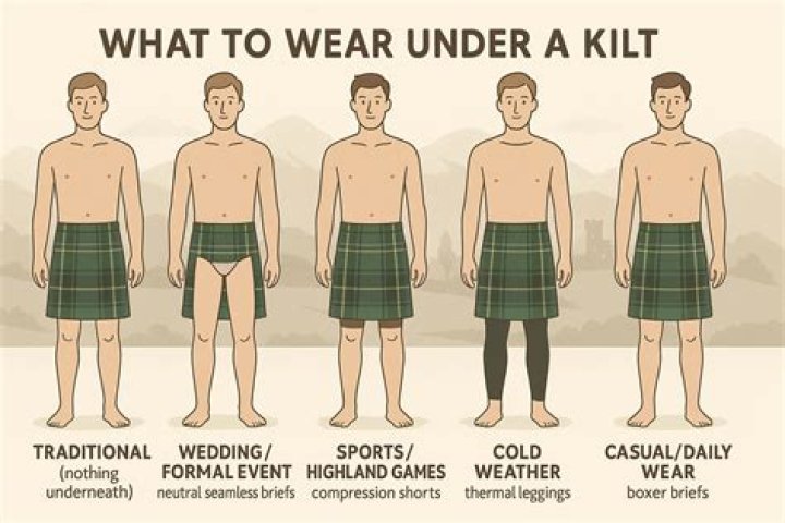 What do you wear under a lacrosse kilt?