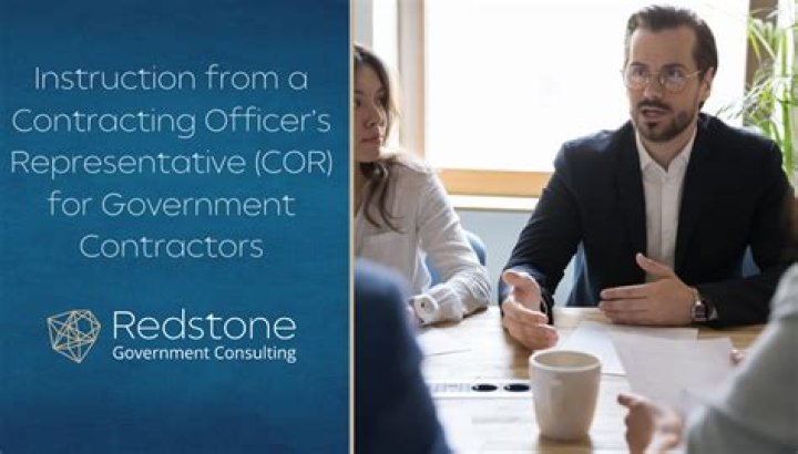 What does Cor stand for in contracting officer?