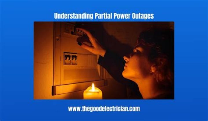 What does it mean when you have a partial power outage?