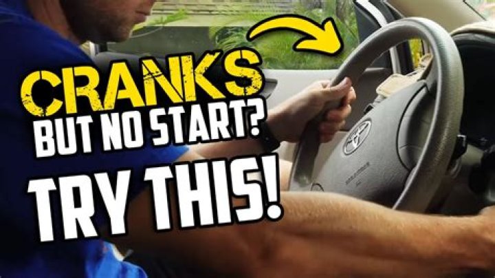 What does it mean when your car cranks but wont start?