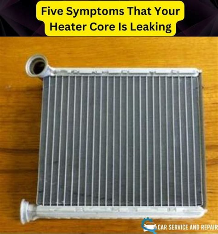 What does it mean when your heater core is leaking?