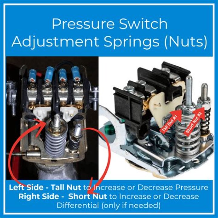 What does the pump switch do on an RV?