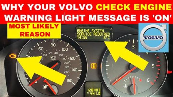 What does Volvo check engine light mean?