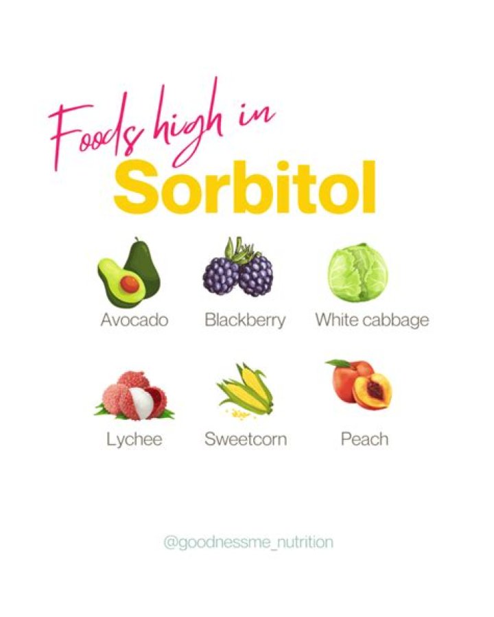 What food is high in sorbitol