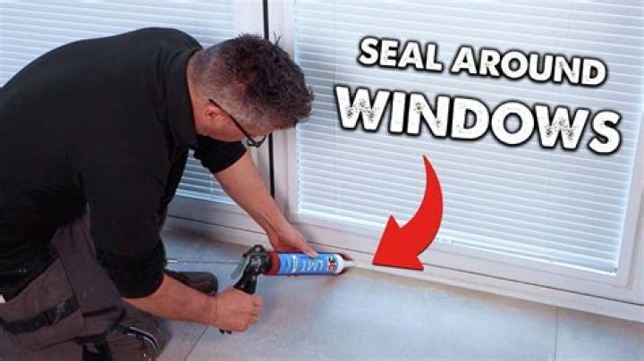 What goes around windows to seal?