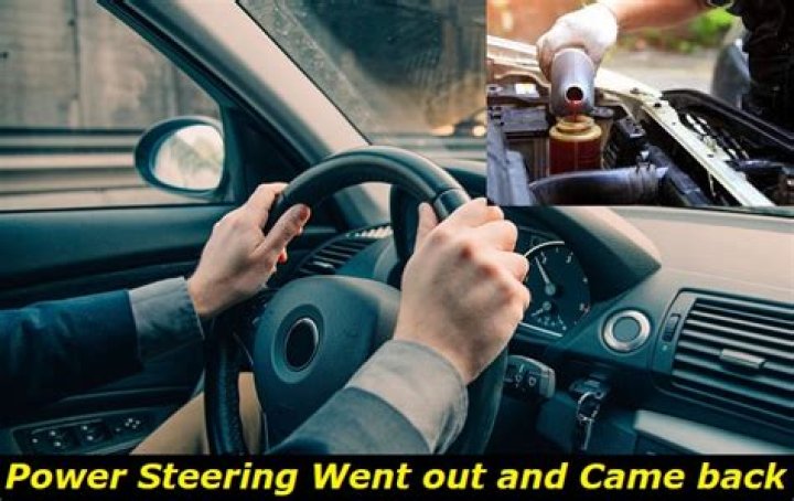 What happens if power steering goes out while driving?