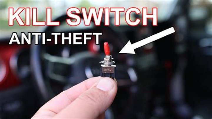 What happens if you hit the kill switch while driving?
