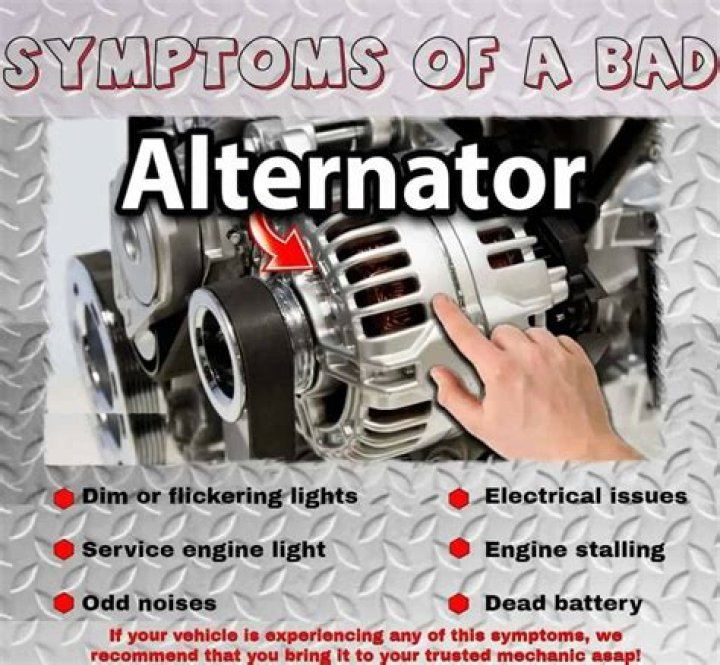 What happens if your alternator is too low?