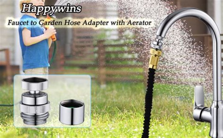 What happens when a hose is attached to a faucet?