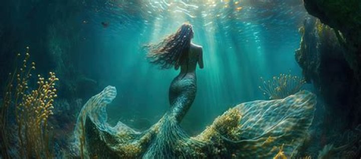 What happens when mermaids look at the full moon?