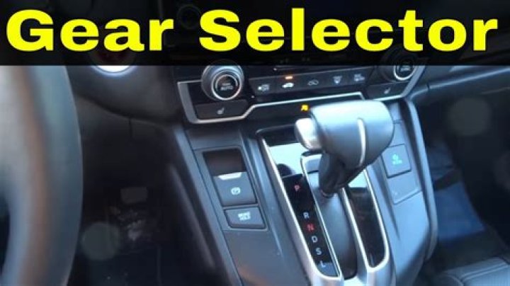 What is a gear selection indicator?