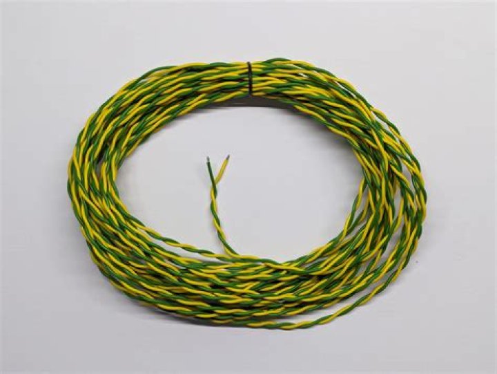 What is a green and yellow wire used for?