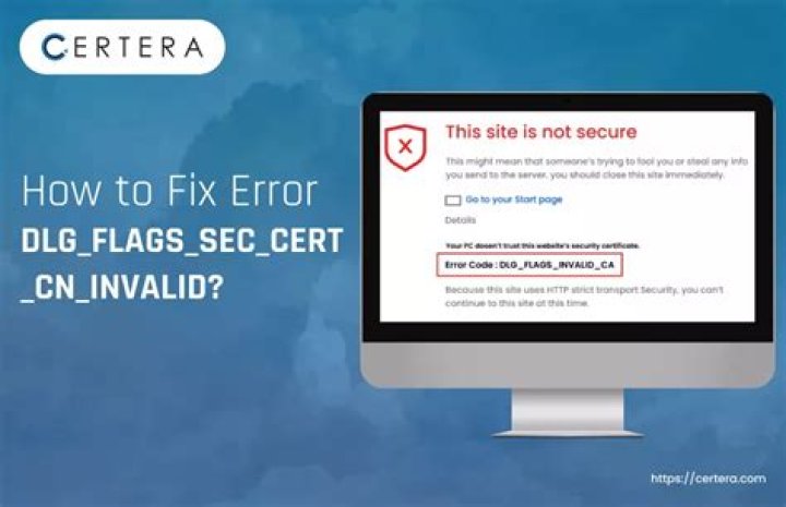 What is error code Dlg_flags_invalid_ca