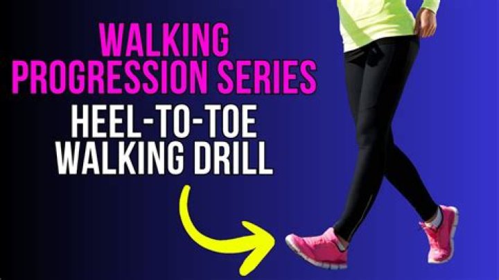 What is heel toe walking test