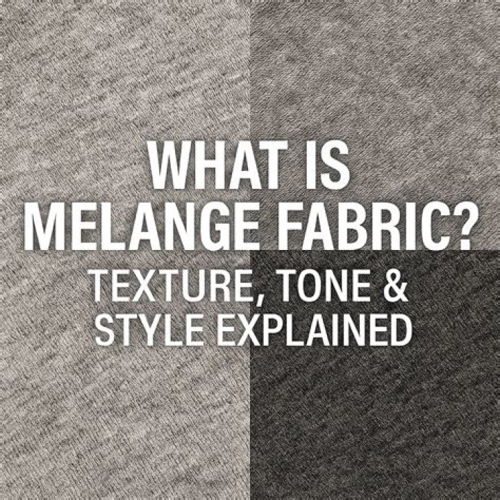 What is melange fabric?