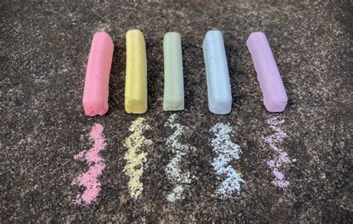 What is modern chalk made of