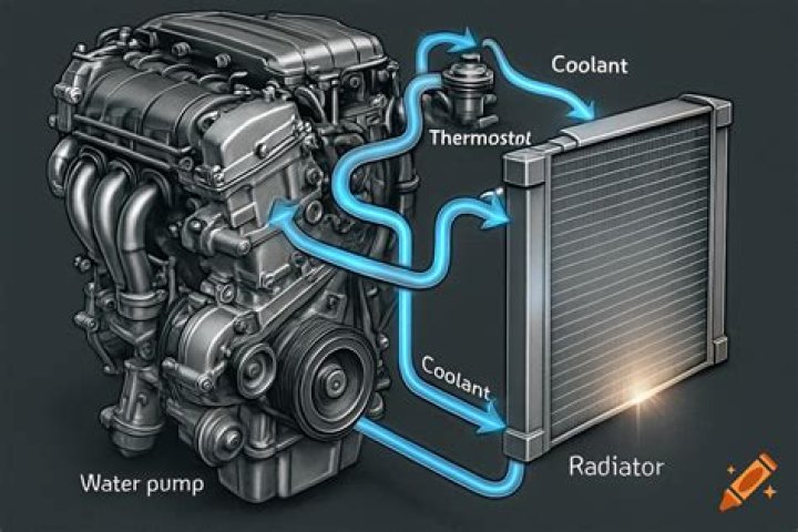 What is the flow rate of a car water pump?