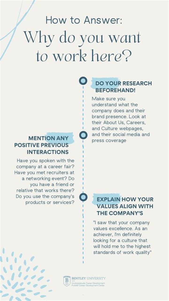 What is the main reason you want to work in this position?