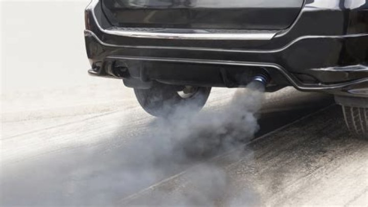 What is the reason of having black smoke exhaust gases coming outside the funnel?