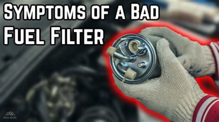 What is the symptoms of a bad fuel filter?