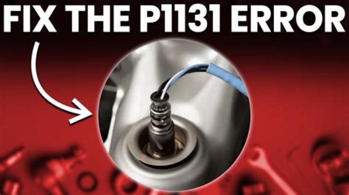 What is trouble code P1131?