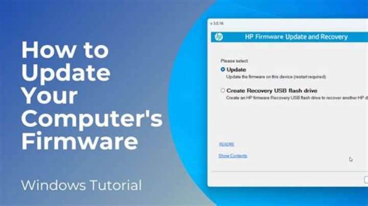 What is upgrade firmware?
